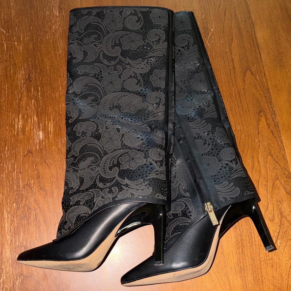Jessica Simpson Women's Brykia Cuffed Pointed-Toe Boots - Picture 9 of 10